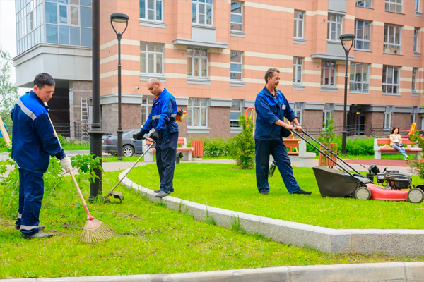 Уборка дворовой и прилегающей территории