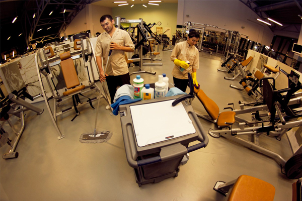 Уборка спортивных сооружений